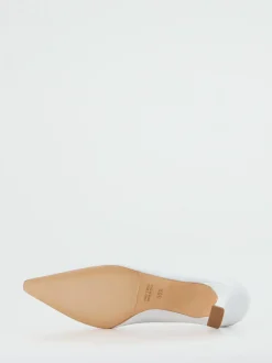Andrea Puccini – Pumps aus Ziegenleder weiß