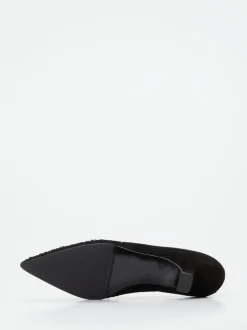Andrea Puccini – Pumps aus Veloursleder schwarz
