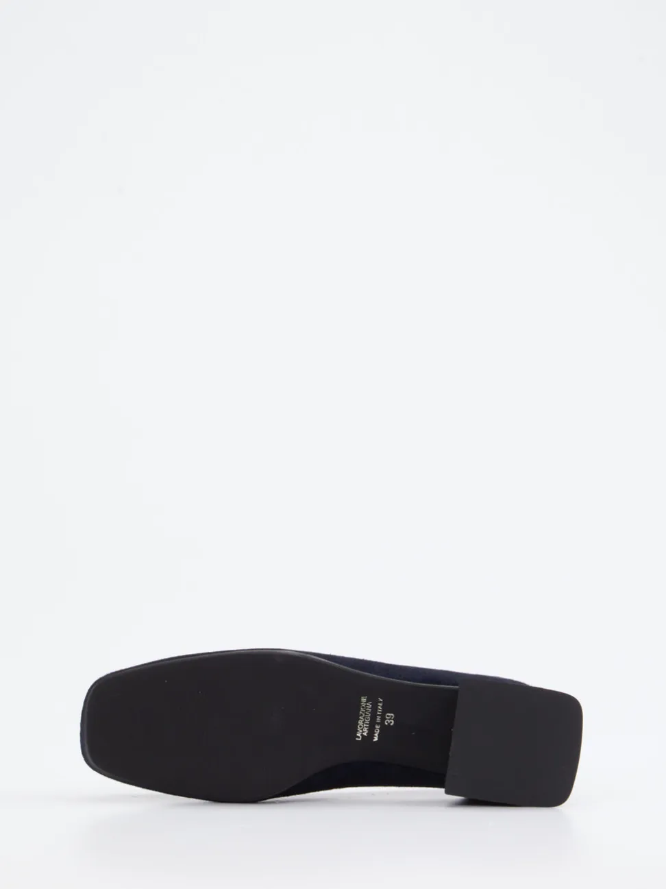 Andrea Puccini – Pumps aus Veloursleder Dunkelblau