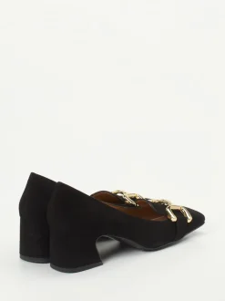 Andrea Puccini – Pumps aus Veloursleder Schwarz