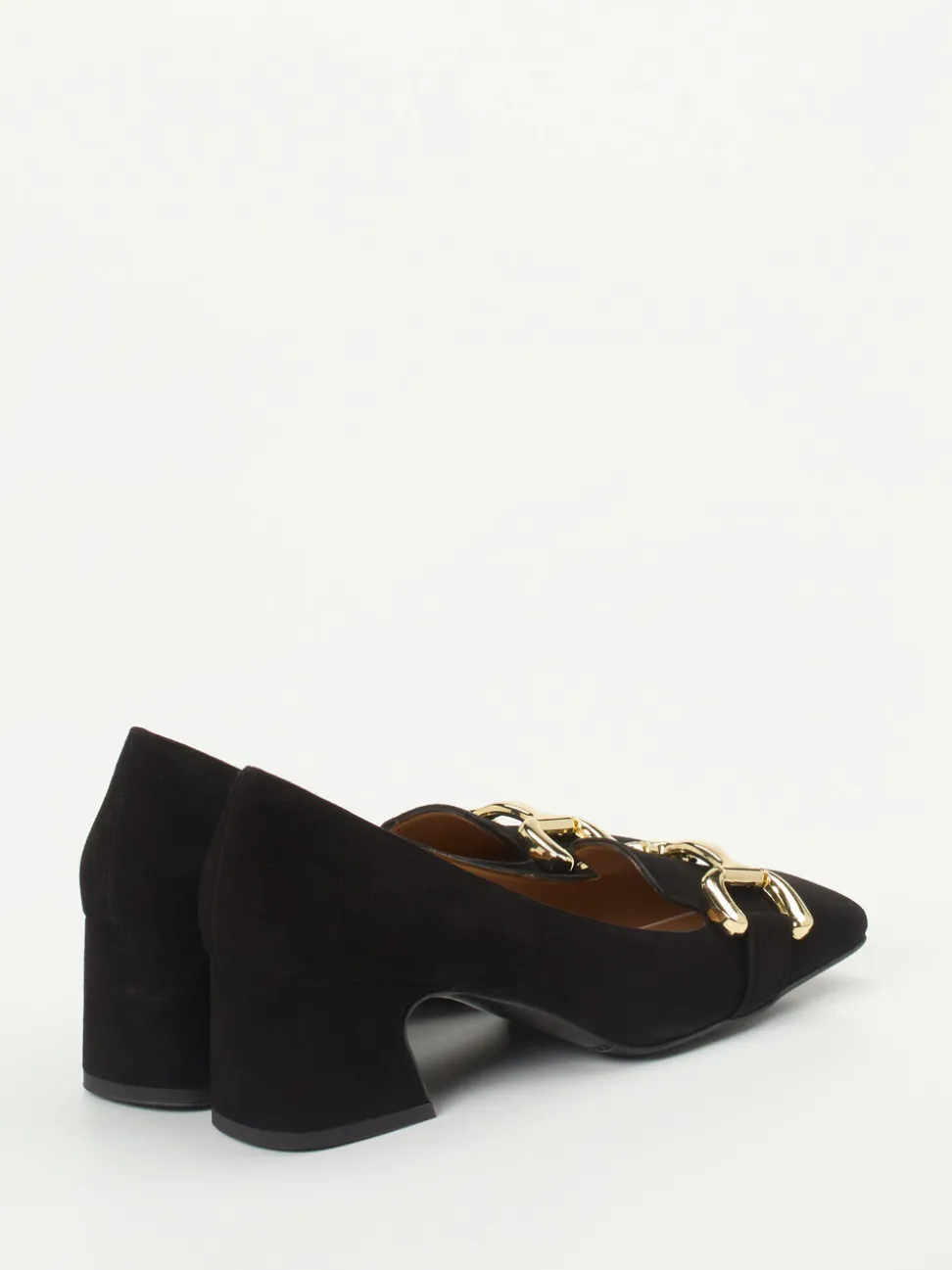 Andrea Puccini – Pumps aus Veloursleder Schwarz