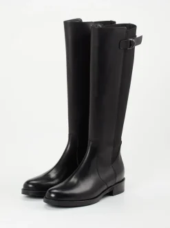 Andrea Puccini – Reitstiefel aus Kalbleder schwarz