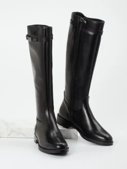 Andrea Puccini – Reitstiefel aus Kalbleder Schwarz