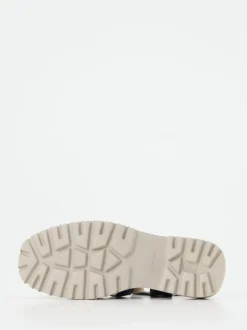 Andrea Puccini – Sandalen aus Lammleder Dunkelblau