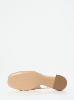 Andrea Puccini – Slingback-Pumps aus Lammleder beige