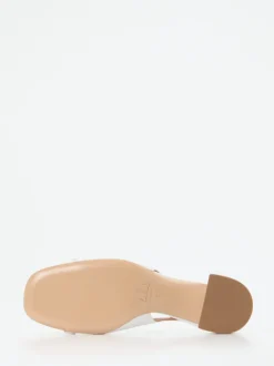 Andrea Puccini – Slingpumps aus Lammleder Weiß