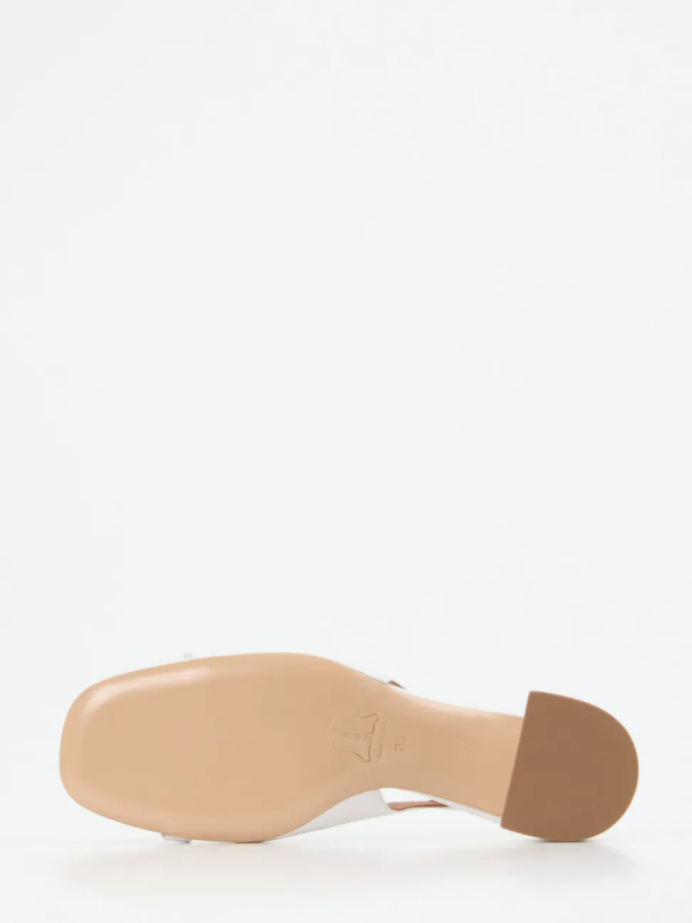 Andrea Puccini – Slingpumps aus Lammleder Weiß