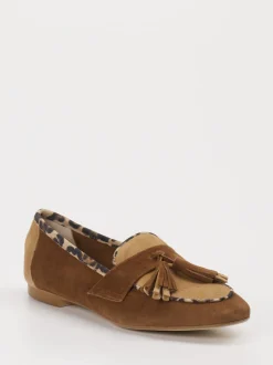 Andrea Puccini – Slipper aus Veloursleder braun