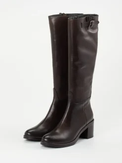 Andrea Puccini – Stiefel aus Kalbleder Dunkelbraun
