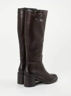 Andrea Puccini – Stiefel aus Kalbleder Dunkelbraun