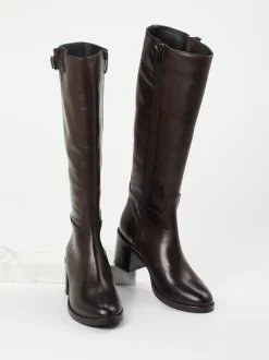 Andrea Puccini – Stiefel aus Kalbleder Dunkelbraun
