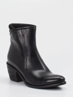 Andrea Puccini – Stiefeletten aus Kalbleder Schwarz