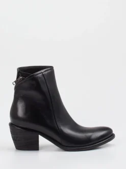 Andrea Puccini – Stiefeletten aus Kalbleder Schwarz