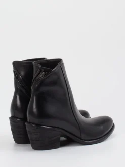 Andrea Puccini – Stiefeletten aus Kalbleder Schwarz