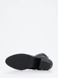 Andrea Puccini – Stiefeletten aus Kalbleder Schwarz