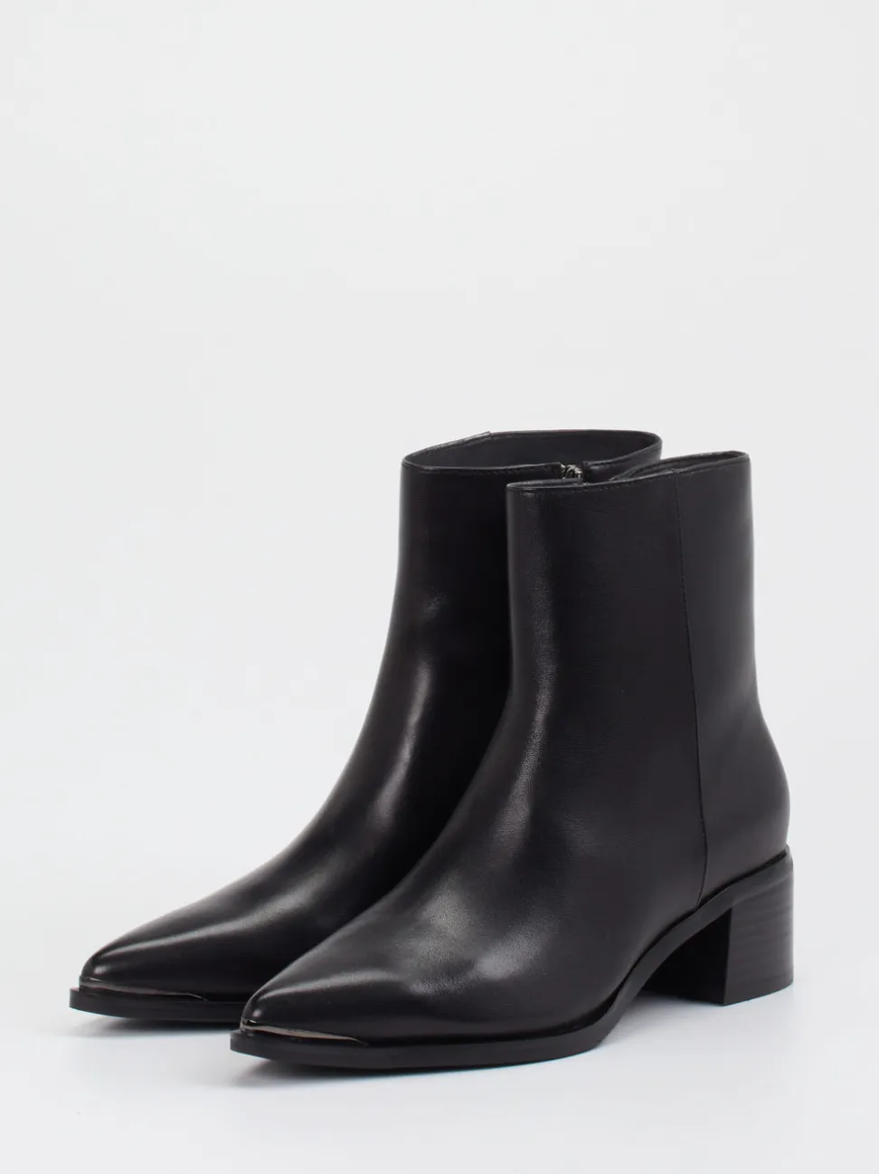 Andrea Puccini – Stiefeletten aus Lammleder Schwarz