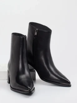Andrea Puccini – Stiefeletten aus Lammleder Schwarz