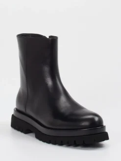 Andrea Puccini – Stiefeletten aus Lammleder schwarz