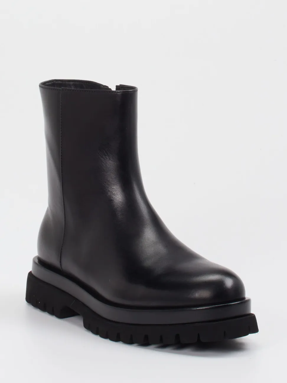 Andrea Puccini – Stiefeletten aus Lammleder schwarz