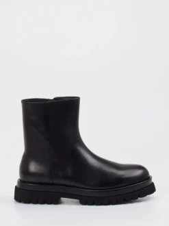 Andrea Puccini – Stiefeletten aus Lammleder schwarz
