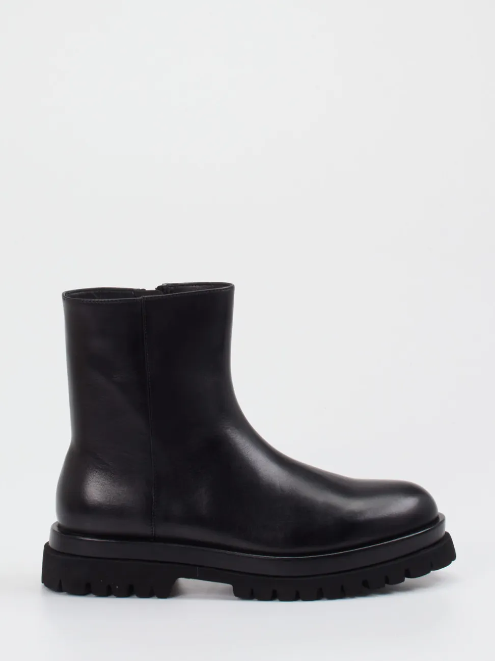 Andrea Puccini – Stiefeletten aus Lammleder schwarz
