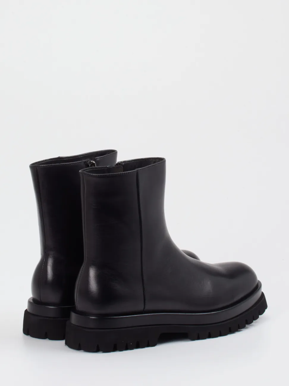 Andrea Puccini – Stiefeletten aus Lammleder schwarz