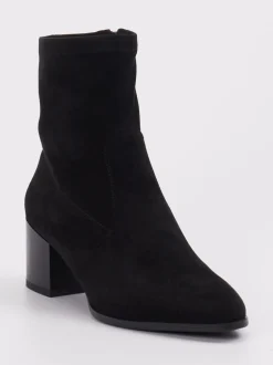 Andrea Puccini – Stiefelette aus Stretch in Schwarz