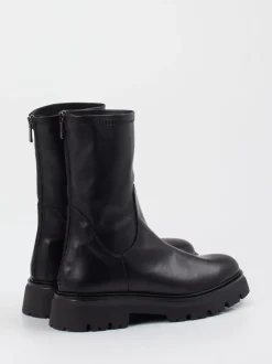 Andrea Puccini – Stiefeletten aus Lammleder Schwarz
