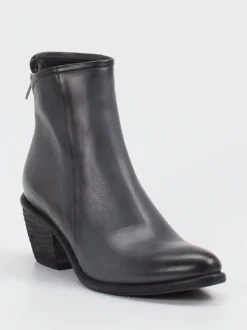 Andrea Puccini – Stiefeletten aus Kalbleder navyblau