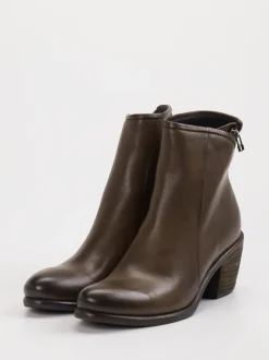 Andrea Puccini – Stiefelette aus Leder in Dunkelbraun