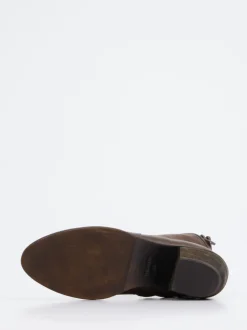 Andrea Puccini – Stiefelette aus Leder in Dunkelbraun
