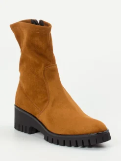 Andrea Puccini – Stiefeletten aus Stretch mit Profilsohle