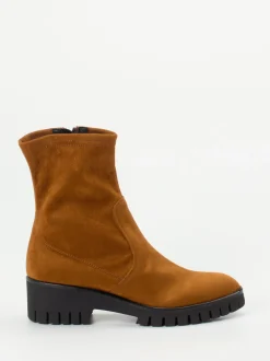 Andrea Puccini – Stiefeletten aus Stretch mit Profilsohle