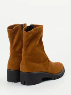 Andrea Puccini – Stiefeletten aus Stretch mit Profilsohle