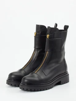 Andrea Puccini – Stiefeletten aus Kalbleder schwarz
