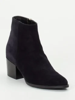 Andrea Sabatini – Ankle Boots aus Veloursleder blau