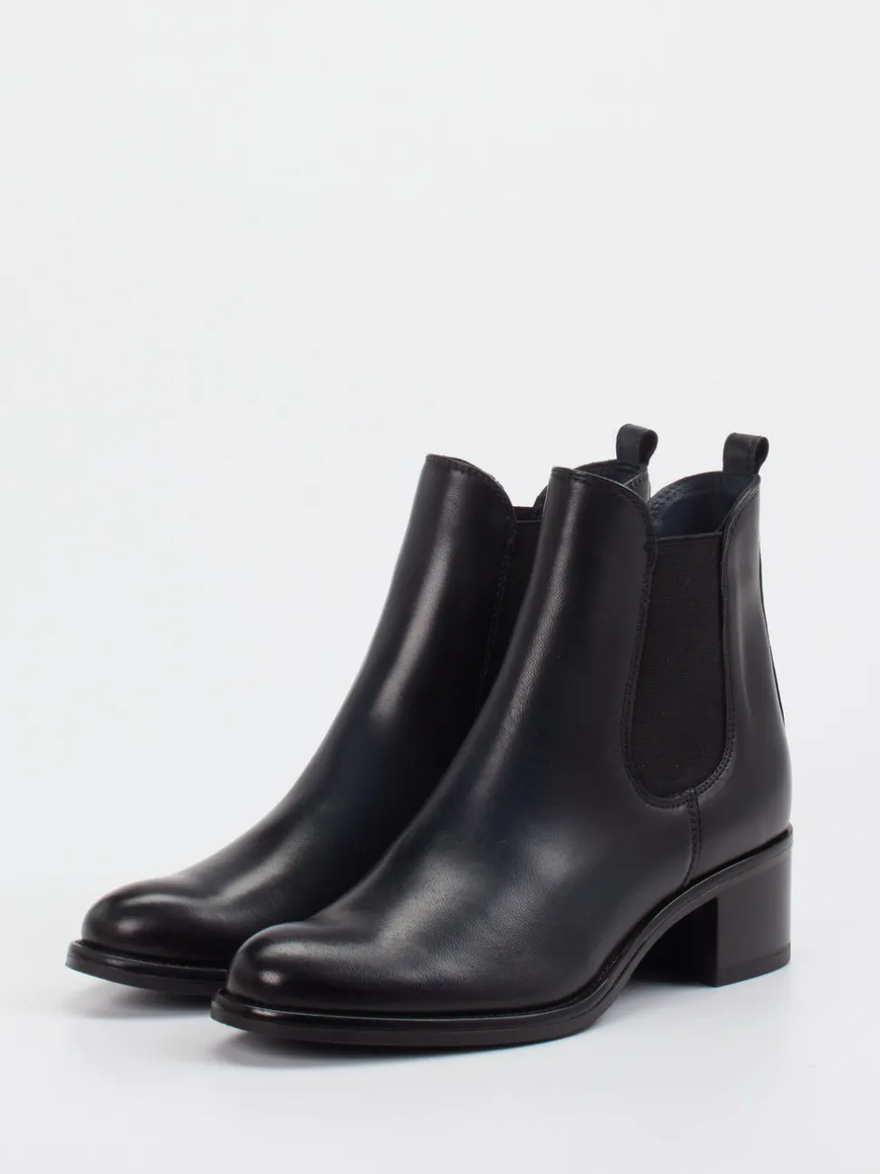 Andrea Sabatini – Chelsea Boots aus Kalbleder blau