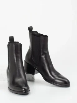 Andrea Sabatini – Chelsea Stiefelette aus Kalbleder schwarz