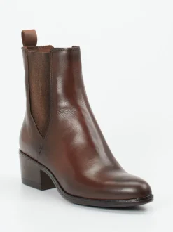 Andrea Sabatini – Chelsea-Stiefelette aus Kalbleder Braun