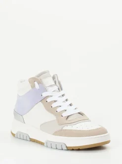 Andrea Sabatini – High-Top Sneaker aus Kalbleder Offwhite