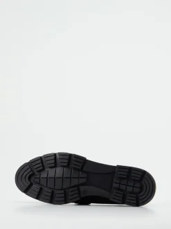 Andrea Sabatini – Loafer aus Hochglanzleder schwarz
