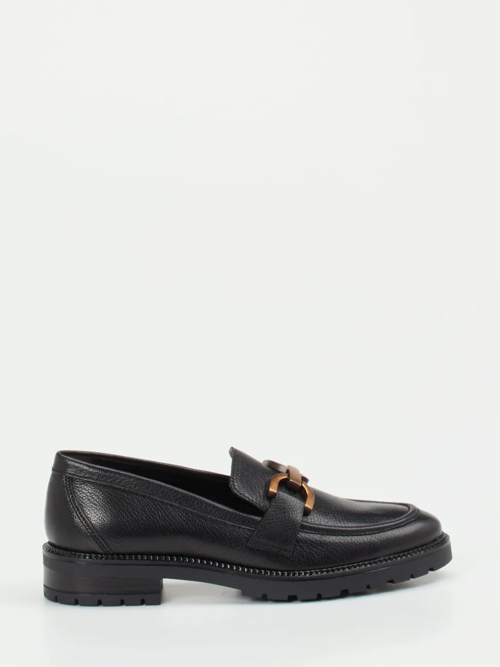 Andrea Sabatini – Loafer aus Ziegenleder schwarz