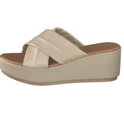 Andrea Sabatini – Plateau-Pantolette aus Kalbleder Beige