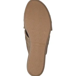 Andrea Sabatini – Plateau-Pantolette aus Kalbleder Beige