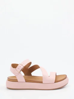 Andrea Sabatini – Plateau-Sandale aus Kalbleder rosa
