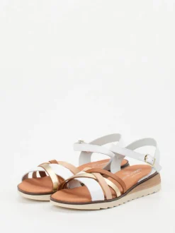 Andrea Sabatini – Riemchensandalen aus Leder multicolor