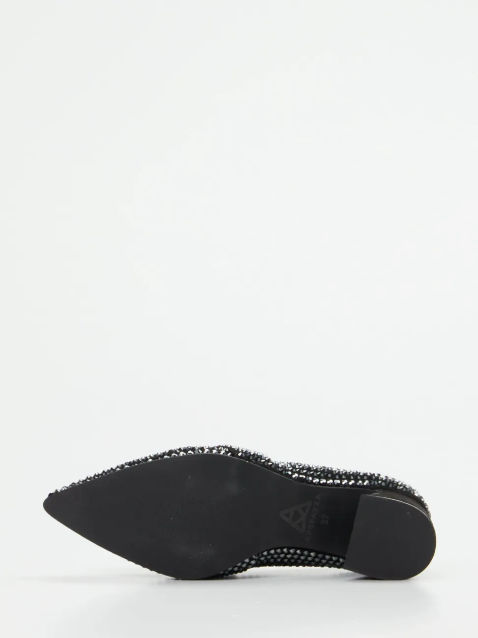 Apepazza – Loafer-Pumps aus Metallicleder Schwarz