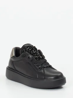 Apepazza – Sneaker aus Glattleder Schwarz