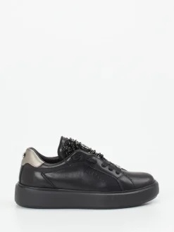 Apepazza – Sneaker aus Glattleder Schwarz