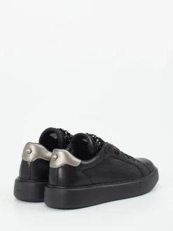 Apepazza – Sneaker aus Glattleder Schwarz